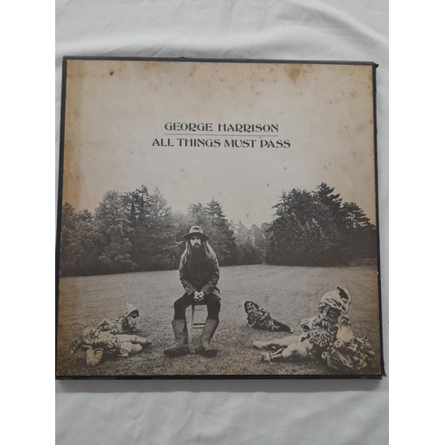 84 - George Harrison and Beatle Related Collection to include STCH 639 'All Things Must Pass' A-1u B-1u C... 