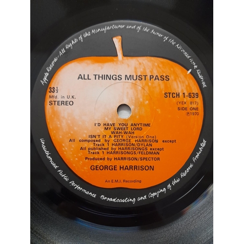 84 - George Harrison and Beatle Related Collection to include STCH 639 'All Things Must Pass' A-1u B-1u C... 