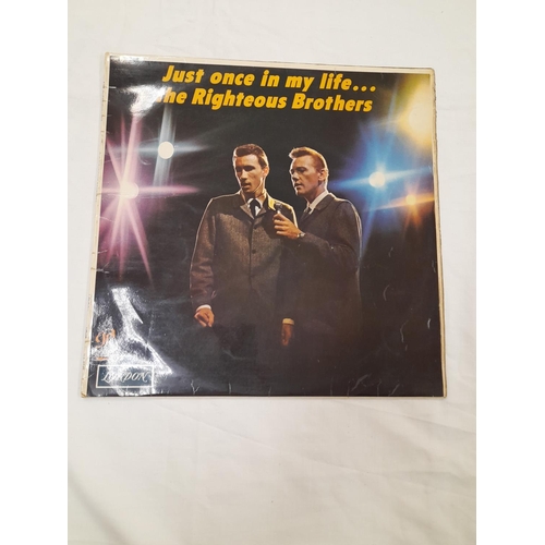 87 - Collection of 4 LPs to include HA 8245 Righteous Brothers 'Just Once in My Life' 1B 1B, TTL-22 Clanc... 