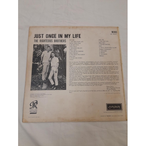 87 - Collection of 4 LPs to include HA 8245 Righteous Brothers 'Just Once in My Life' 1B 1B, TTL-22 Clanc... 