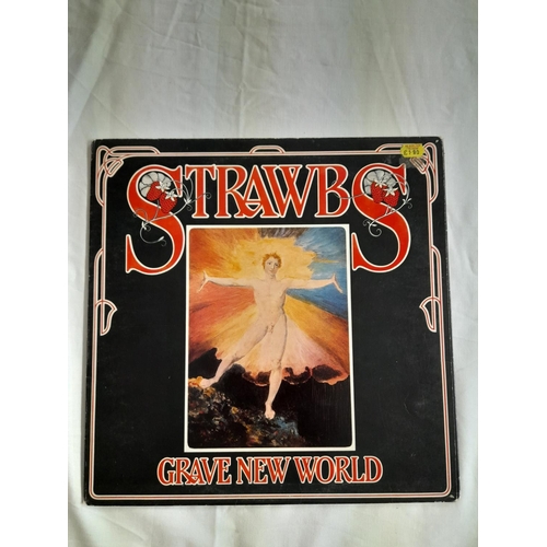 90 - Prog Roc Collection of LPs (3) to include AMLH 68078 The Strawbs 'Grave New World' A2 B2, K56055 Gre... 