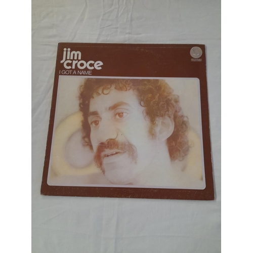 94 - Folk/Folk Rock LPs (6) to include 6360 702 Jim Croce 'I Got a Name' 1//1 2//1, KSBS 2052 Snake 'Exum... 