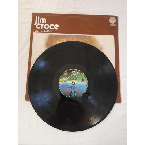 94 - Folk/Folk Rock LPs (6) to include 6360 702 Jim Croce 'I Got a Name' 1//1 2//1, KSBS 2052 Snake 'Exum... 