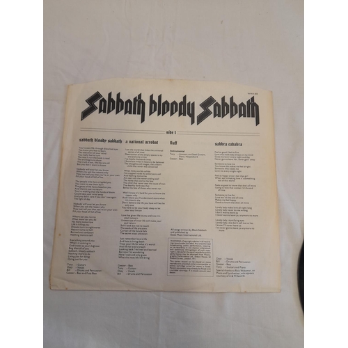 96 - Black Sabbath LPs (2) to include 6360 071 'Black Sabbath Vol 4' 1//4 2//5 German First Vertigo Swirl... 