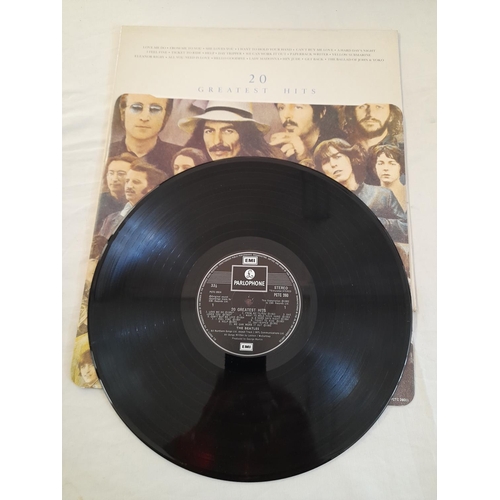 153 - Beatles Collection of LPs (4) to include PCS 7067/8 'White Album' Unnumbered, No Inserts. 709-3 710-... 