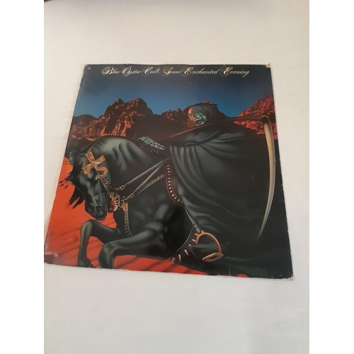 156 - Collection of Hard Rock LPs (4) to include CBS 86074 Blue Oyster Cult 'Some Enchanted Evening' A1 B1... 