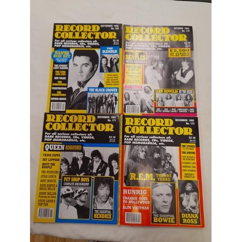 179 - Record Collector Magazines (12 issues) 1993 - Jan to 12th December.