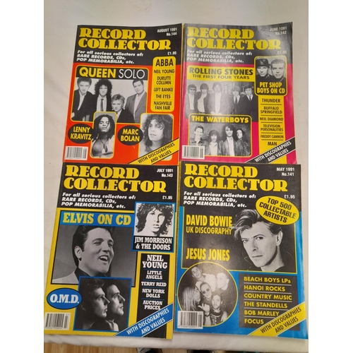 182 - Record Collector Magazines (12 issues) 1991 - Jan to December.