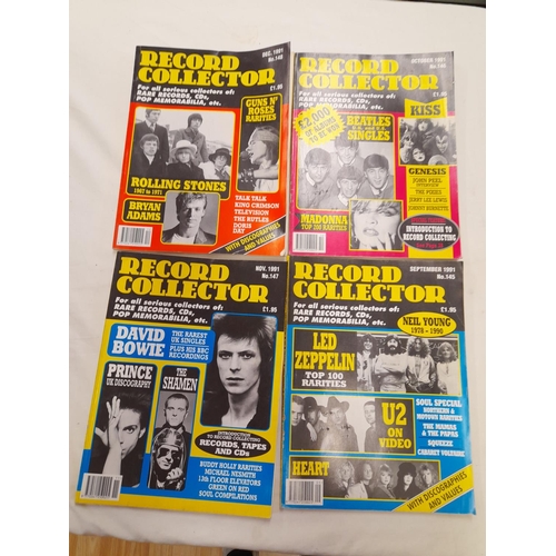 182 - Record Collector Magazines (12 issues) 1991 - Jan to December.