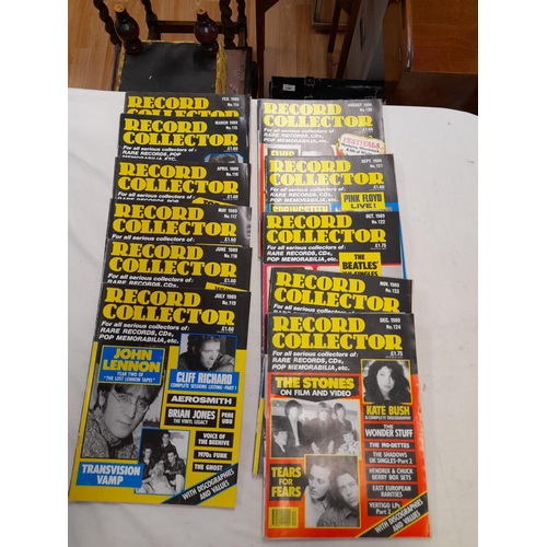 186 - Quantity of Record Collector Magazines (28 - See First Two Photos). Various Issues from 1986 - 1988.