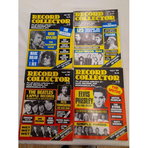 186 - Quantity of Record Collector Magazines (28 - See First Two Photos). Various Issues from 1986 - 1988.