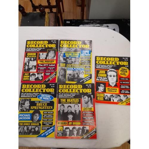 186 - Quantity of Record Collector Magazines (28 - See First Two Photos). Various Issues from 1986 - 1988.