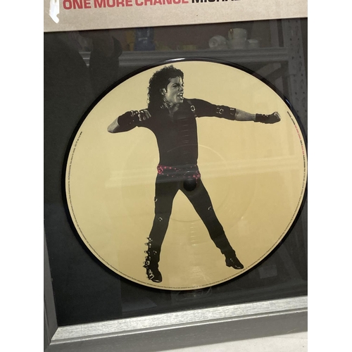 191 - Michael Jackson, Framed and Glazed 12inch Extended play single 