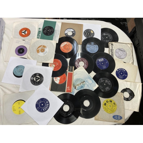 196 - Collection of Approx. 100 7inch vinyl singles mostly 1950's - 60's Rock N Roll, Pop, Jazz and do Wop