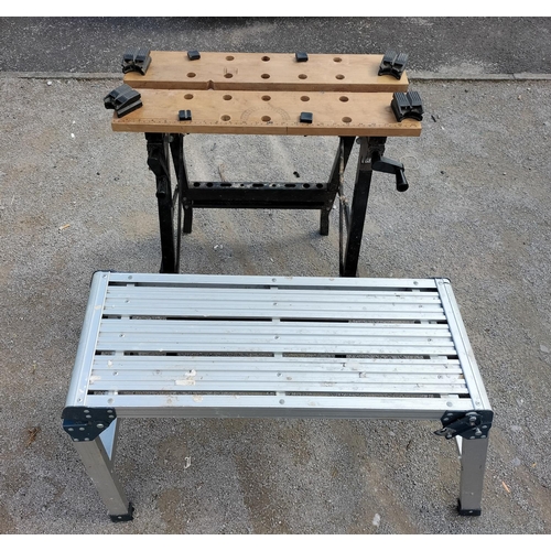 251 - Abru Metal Step Platform plus Foldable Work Bench (Does require 2 Bolts).