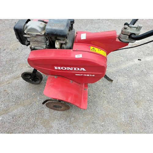 254 - Honda Petrol FG314 Rotavator/Tiller.