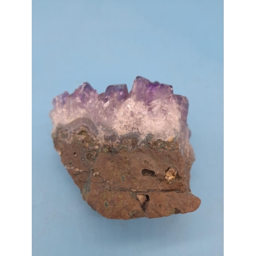 388 - Single Cluster of Purple Amethyst. 8cm x 8cm x 4cm.