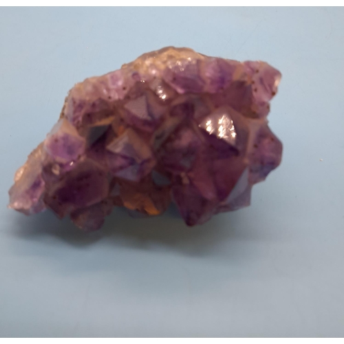 388 - Single Cluster of Purple Amethyst. 8cm x 8cm x 4cm.