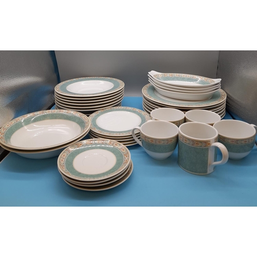 390 - Wedgwood Home 'Aztec' Pattern 35 Piece Part Dinner Service.