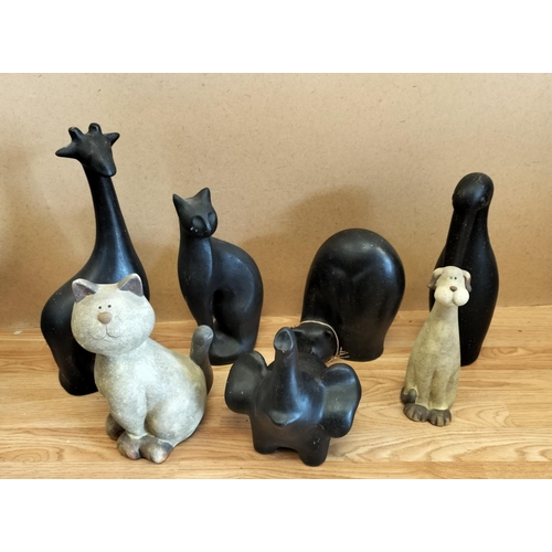 403 - Collection of Large Animal Figures (7). Tallest 45cm.