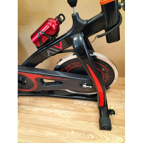 446 - A W Sport Exercise Bike with Adjustable Seat and Handle Bars. Collection Only,