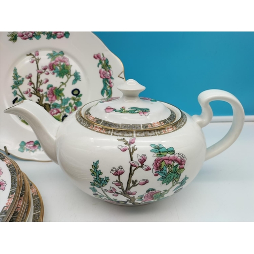 492 - Large Collection of 'Indian Tree' Pattern Dinnerware to include Teapot, Cups, Saucers, Plates, etc. ... 