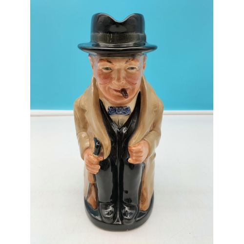 567 - Royal Doulton 23cm 'Winston Churchill' Toby Jug.