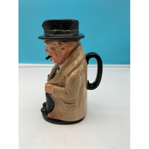 567 - Royal Doulton 23cm 'Winston Churchill' Toby Jug.