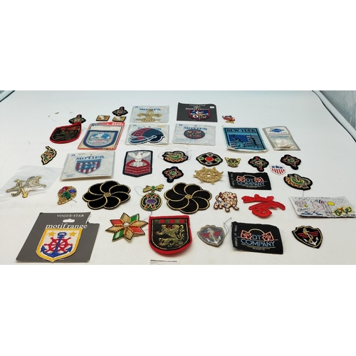 576 - Assorted Cloth Badges and Patches.