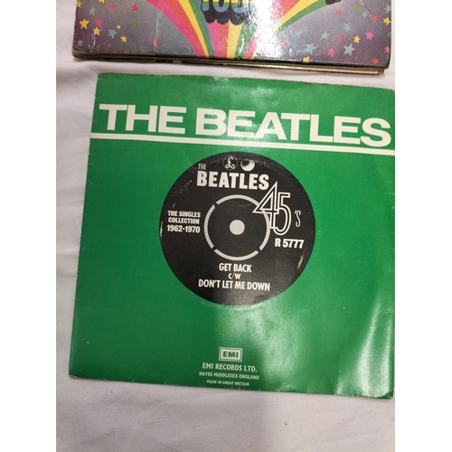 91 - The Beatles, Collection of 4 x 7