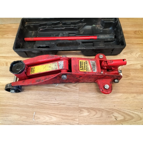 211 - 2 Ton Trolley Jack in Case.