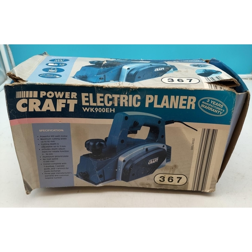 221 - Power Craft Electric Planer W/O.