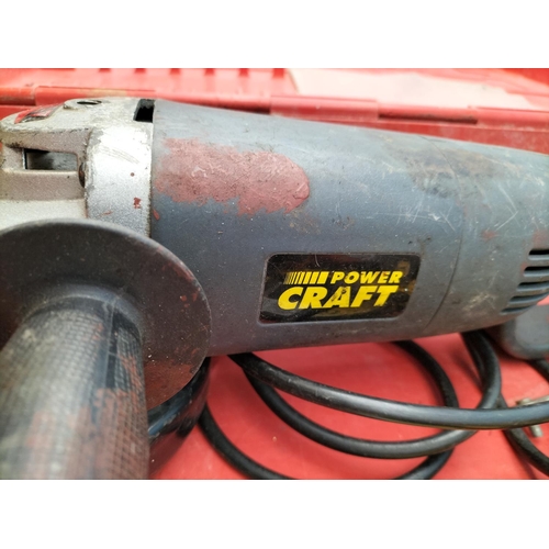 227 - Power Craft Angle Grinder with Discs W/O.