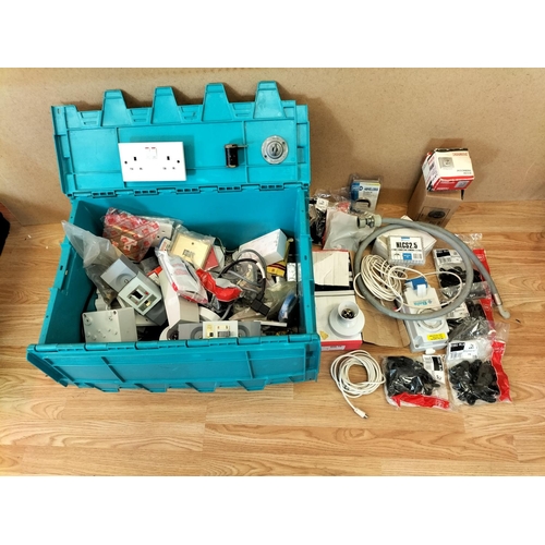 237 - Box of New/Used Electrical Items to include Plug Sockets, Fuse Boxes, etc.