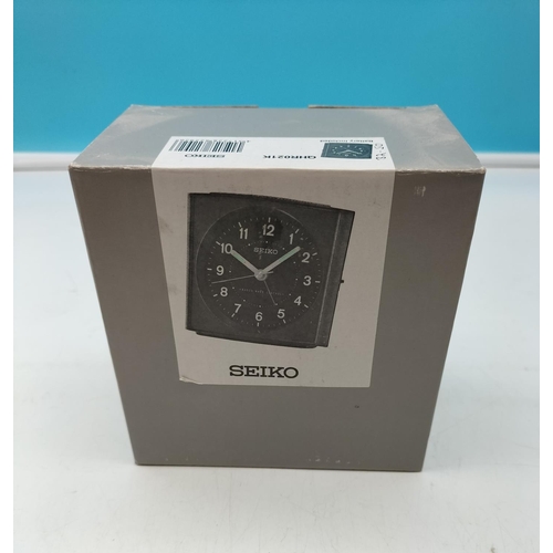 513 - Brand New & Boxed Seiko Alarm Clock. RRP £32.50.