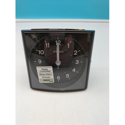 513 - Brand New & Boxed Seiko Alarm Clock. RRP £32.50.