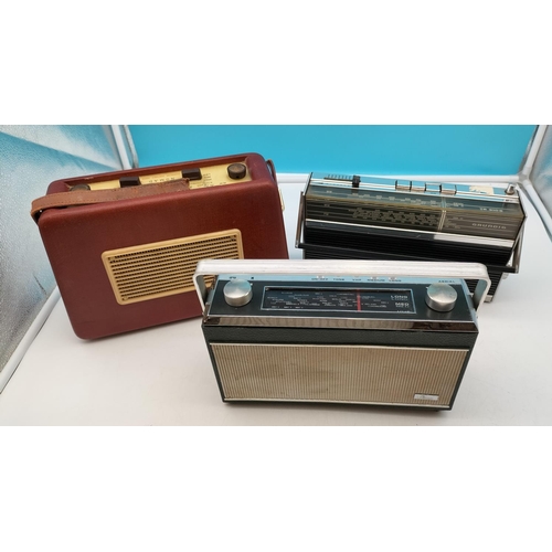 521 - Vintage Radios Untested (3) - 'Nomad Dinatron', 'Grundig TR 310B' and 'G Maiconi'.