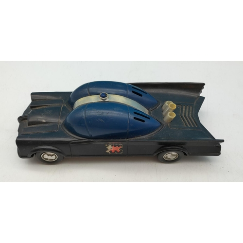 528 - Vintage 1977 Batmobile for Restoration. 8cm High, 23cm Long.