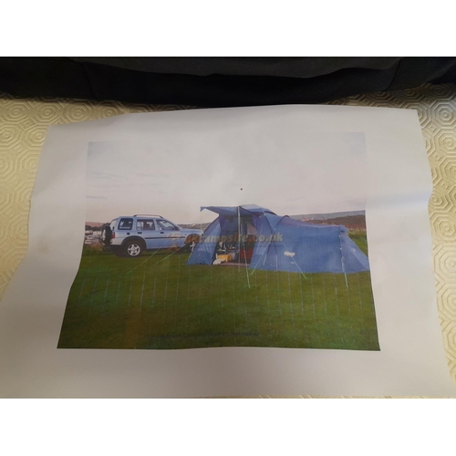 739 - Coleman Bi-Space 400 Tent (4 Person). Inner Size 220cm x 230cm x 240cm. Height 175cm. Weight 12.4kg.