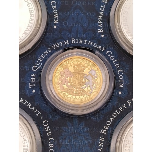 453 - Royal Mail H.M. Queen Elizabeth II Coin Set 1926 to 2016 'Nine Decades Gloriously Accomplished' to I... 