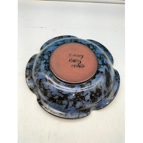 55 - Studio Art Pottery Bowl and 30cm Vase.