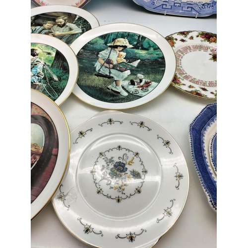 506 - Large Collection of Ceramics to include Early Hammersley & Co 'Indian Tree' Meat Platters, One with ... 