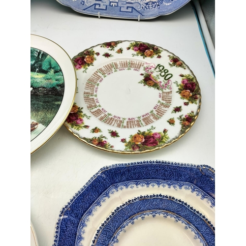 506 - Large Collection of Ceramics to include Early Hammersley & Co 'Indian Tree' Meat Platters, One with ... 