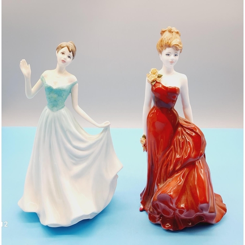 181 - Coalport Ladies of Fashion Lady Figure 'Felicity' and Royal Doulton 'Chloe' HN 4456.
