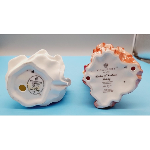 181 - Coalport Ladies of Fashion Lady Figure 'Felicity' and Royal Doulton 'Chloe' HN 4456.