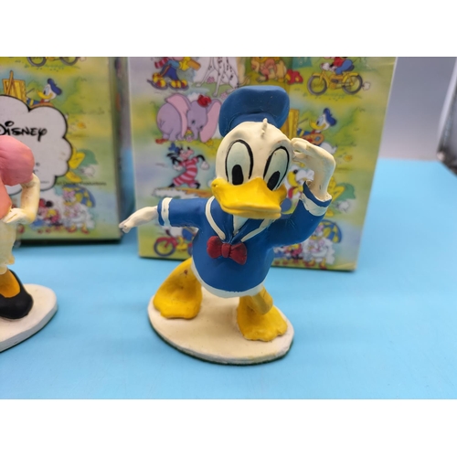209 - Boxed Coalport Disney 10.5cm Figures (2) - Donald Duck and Daisy Duck.