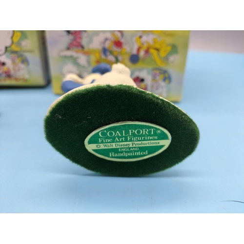 209 - Boxed Coalport Disney 10.5cm Figures (2) - Donald Duck and Daisy Duck.