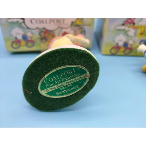 209 - Boxed Coalport Disney 10.5cm Figures (2) - Donald Duck and Daisy Duck.