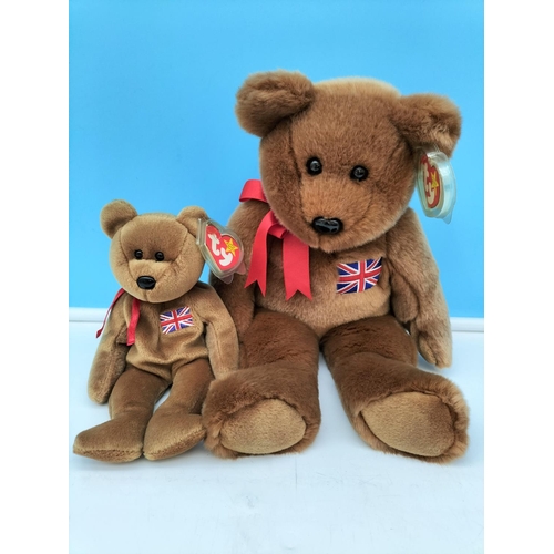 210 - TY Beanie Buddies and Beanie Babies to include 'Britannia', 'Buckingham' and 'The Princess Diana Mem... 