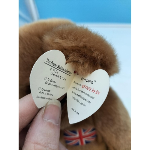 210 - TY Beanie Buddies and Beanie Babies to include 'Britannia', 'Buckingham' and 'The Princess Diana Mem... 